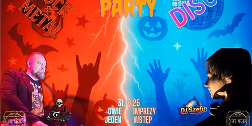 Halloween Party I Disco POP VS Rock & Metal I Dj Szefu & Dj Kojot I 31.10 21:00 I Cafe Noir \ud83d\udda4\u2615