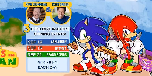 SONIC AND KNUCKLES SIGNING EVENT - DETROIT