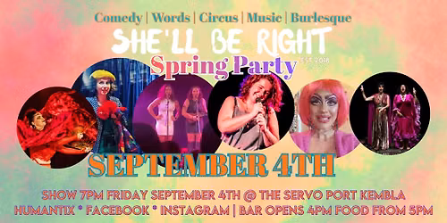 She'll Be Right - Spring Party