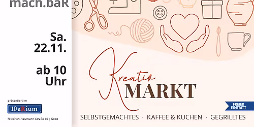 mach.baR - Der Kreativmarkt im 10aRium