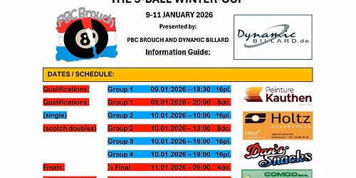 THE 9-BALL WINTER-CUP 2026