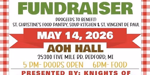 St Christine's Burger Night Fundraiser