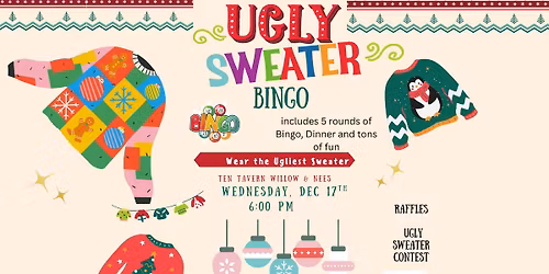 Dinner & Bingo \u2014 Ugly Sweater Edition!