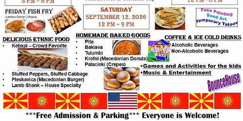 MACEDONIAN FOOD FESTIVAL