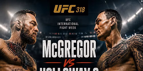UFC Fight Night at District 804| McGregor vs Holloway 2 Live