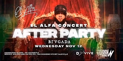 El Alfa Concert After Party