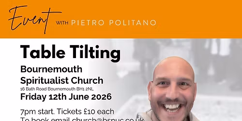 Table Tilting with Pietro Politano