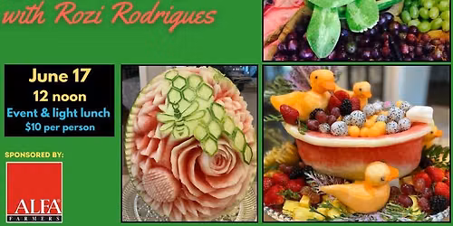 Lunch & Learn: Decorative Fruit Carving