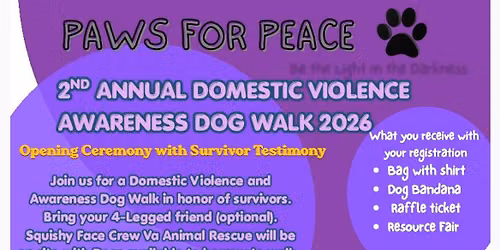 2nd Annual Paws for Peace