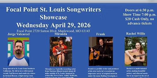 Focal Point St. Louis Songwriters Showcase
