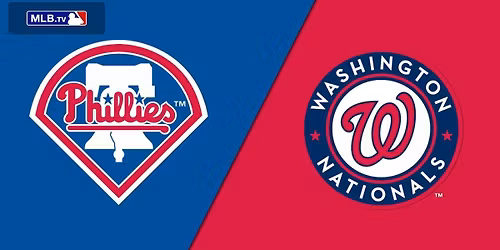 Philadelphia Phillies at Washington Nationals at Nationals Park
