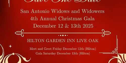 San Antonio Widws and Widowers Christmas Gala