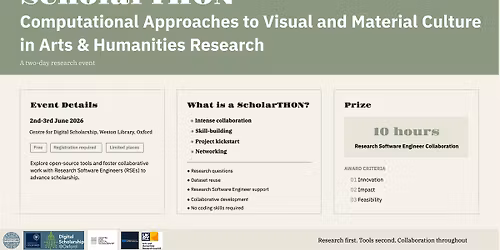 ScholarTHON: Computational Approaches to Visual and Material Culture in Art