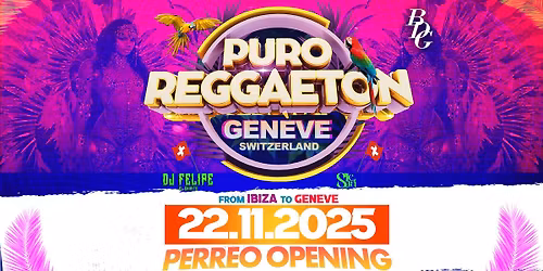 Gen\u00e8ve - PURO REGGAETON Winter Opening 2025