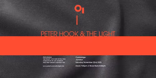 Peter Hook & The Light 