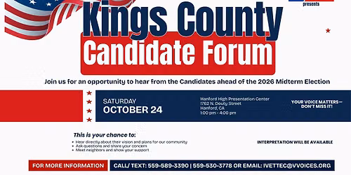 Kings County Candidate Forum