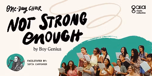 "Not Strong Enough" - boygenius | One-Day Choir