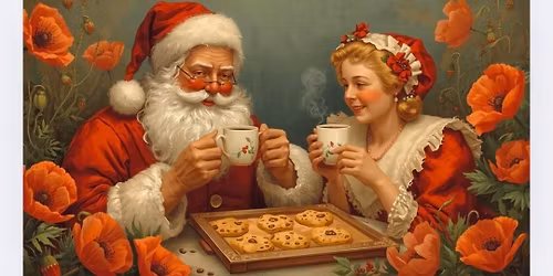 hot cocoa & cookies with santa
