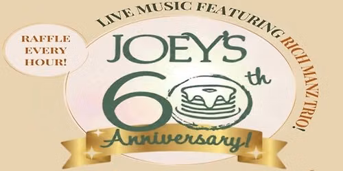 Rich Manz Trio @ Joey's Pancake House 60th Anniversary