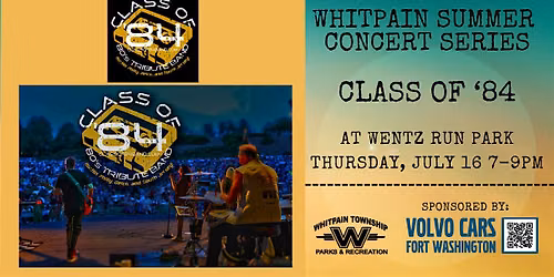 Whitpain Summer Concert Series: Class of '84