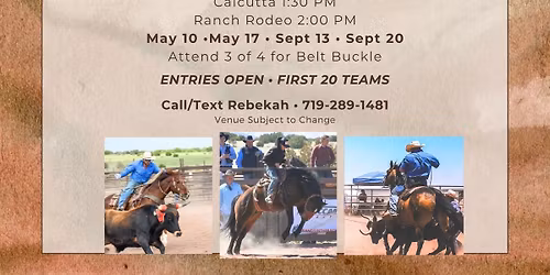 RANCH RODEO SERIES & SPECIAL EVENT