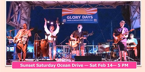 Sunset Saturday on Ocean Beach Drive