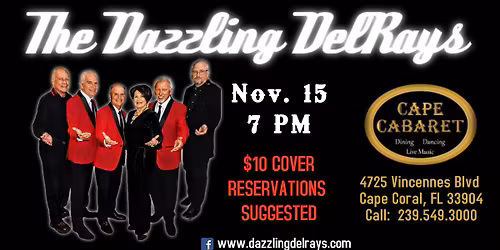 The Dazzling DelRays at Cape Cabaret 12\/06\/25