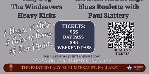 BALLARAT BLUES FESTIVAL - THE PAINTED LADY Sings the Blues