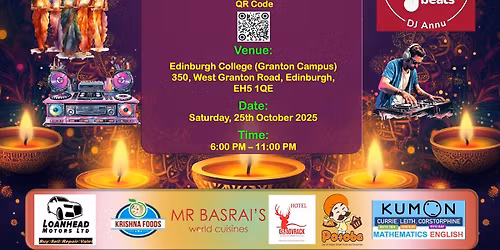 Diwali Family Night 25-10-2025 Cultural performances DJ Dance Food Entertainment Night to remember