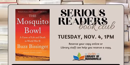 Serious Readers Book Club: "The Mosquito Bowl" by Buzz Bissinger