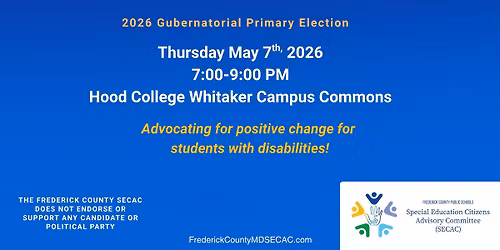Special Education Board of Education Candidate Forum 