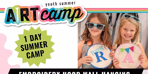1 Day Camp - Embroidery Hoop Wall Hanging | AR Workshop
