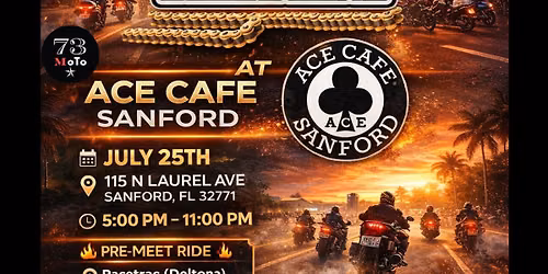 DesdeCero BikeNite\/AceCafe sanford  (July 25)