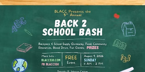 BLACC's 5th Annual Back to School Bash