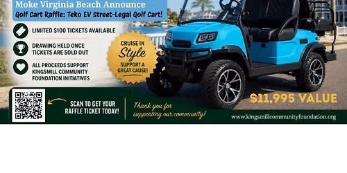 Golf Cart Raffle: TEKO EV Street-Legal Golf Cart