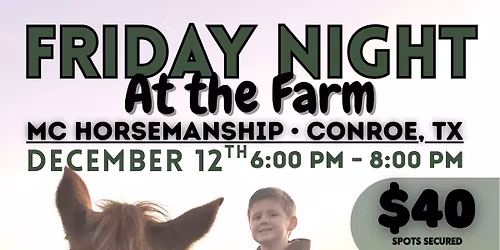 Friday night at the farm! (PNO)