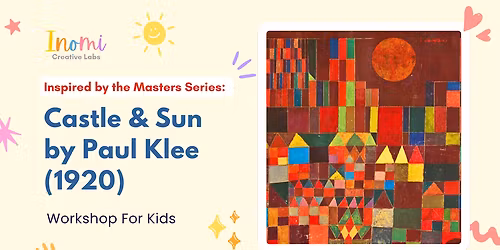 Inspired by the Masters Series: Castle & Sun by Paul Klee (1920)