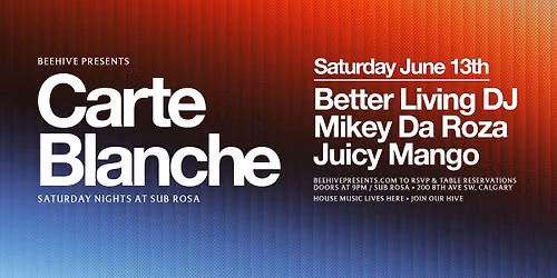CARTE BLANCHE \u2022 06.13.26