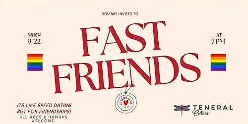 Fast Friends - Speed Dating But for Friendships! (LGBTQIA+)