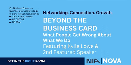 Beyond the Business Card: Arlington Business Leaders Networking Event