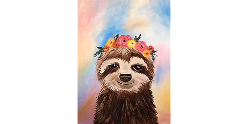 Sloth in Spring - Paint and Sip in Fishkill | Classpop!\u2122