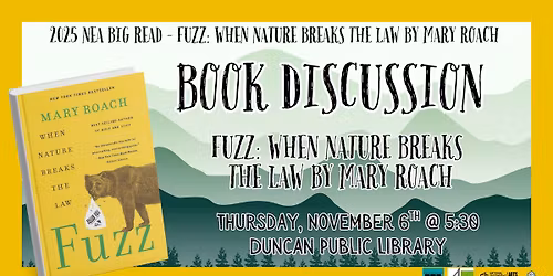 2025 NEA Big Read Event: Book Discussion of Fuzz by Mary Roach