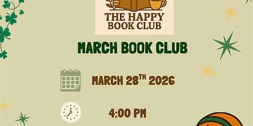 The Happy Book Club March Meet Up 2026