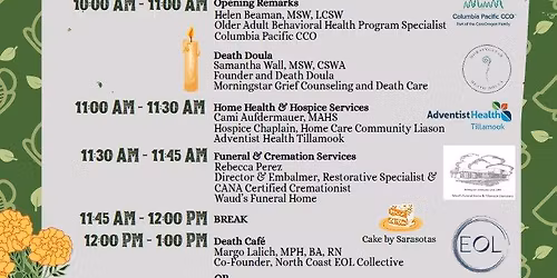 Dying To Know at Tillamook Library