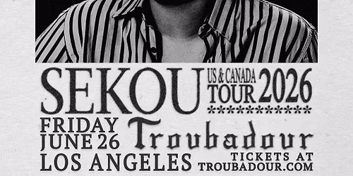 Sekou at Troubadour