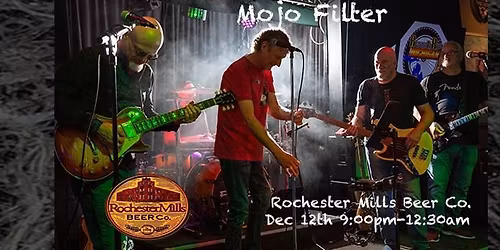 Live @ Rochester Mills Beer Co. Dec 12th - 9:00pm to 12:30am