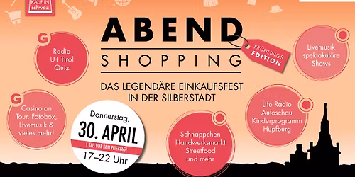 ABENDSHOPPING \u2022 FR\u00dcHLINGSEDITION