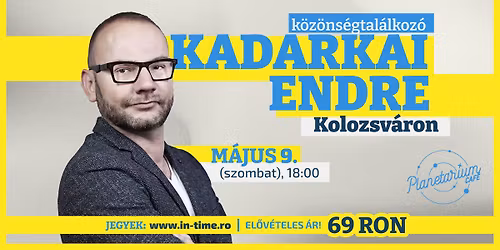 KADARKAI ENDRE \u25fe\ufe0f K\u00f6z\u00f6ns\u00e9gtal\u00e1lkoz\u00f3 \u25fe\ufe0f Kolozsv\u00e1r