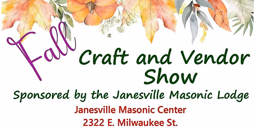 Fall Craft and Vendor Show