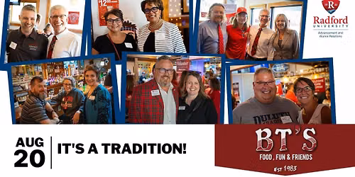 Radford University Alumni Kickoff at BT's
